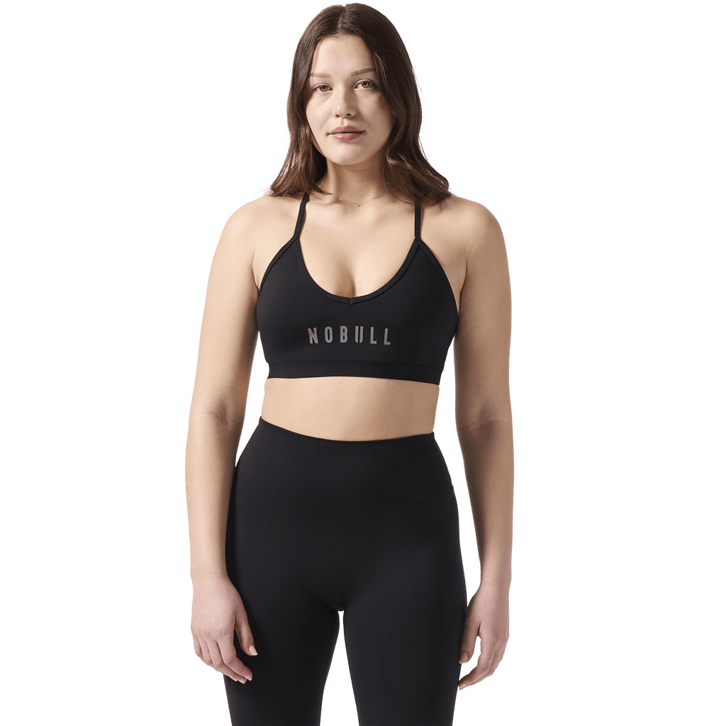 NOBULL Matte V-Neck Sports Bra