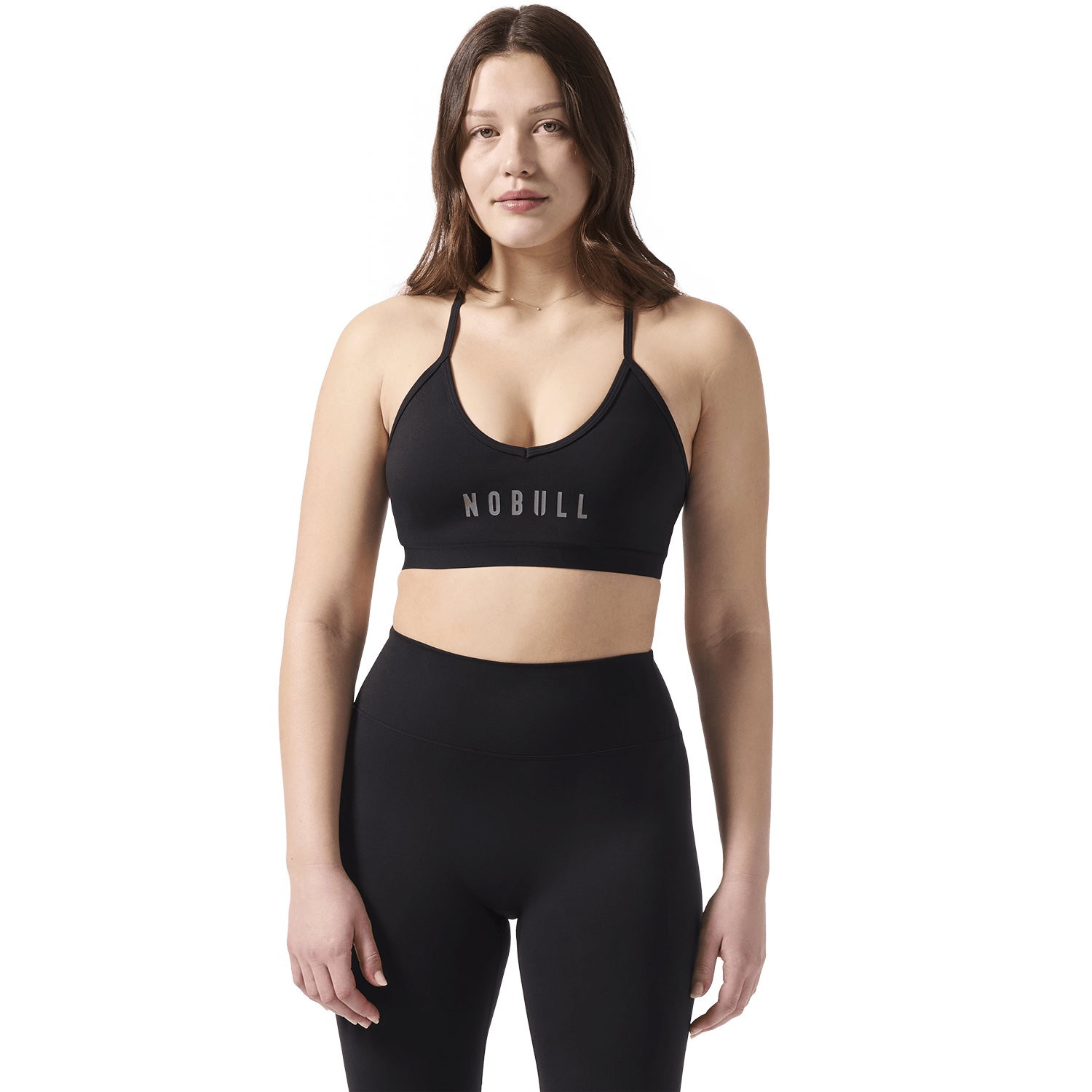 NOBULL Matte V-Neck Sports Bra