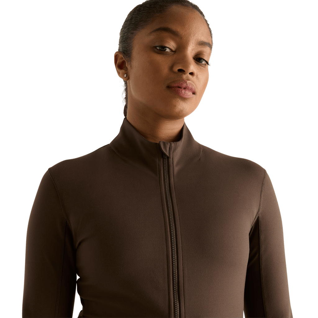 Women's Matte Zip-Up Jacket