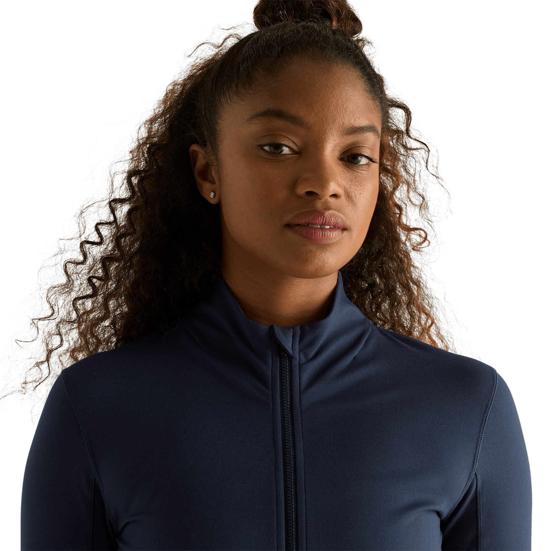 Women's Matte Zip-Up Jacket