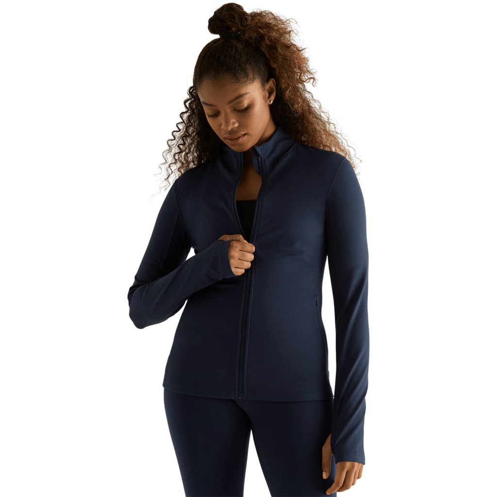 Women's Matte Zip-Up Jacket