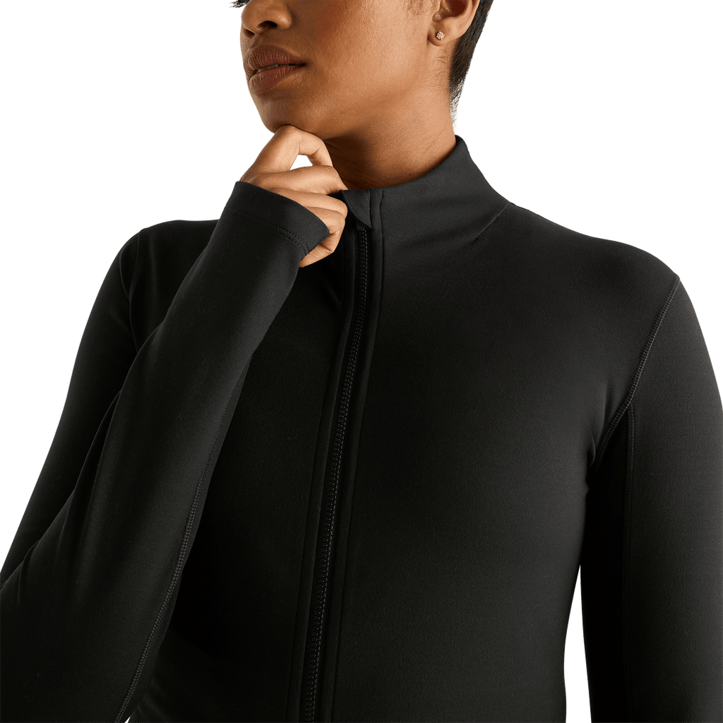 Women's Matte Zip-Up Jacket