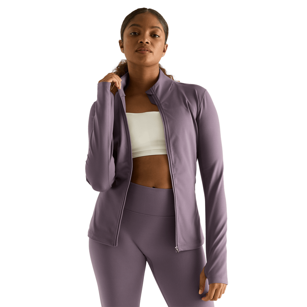 Women's Matte Zip-Up Jacket