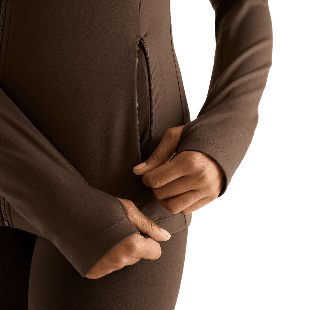 Women's Matte Zip-Up Jacket