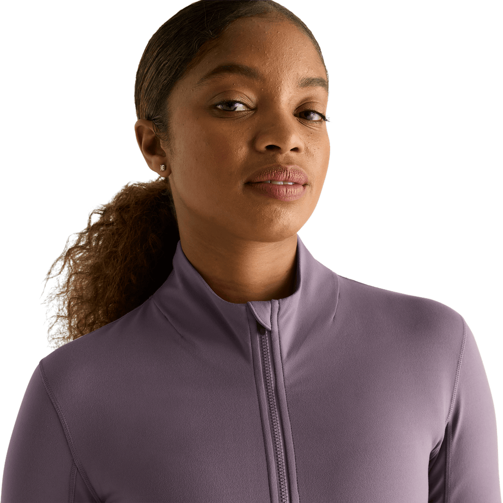 Women's Matte Zip-Up Jacket